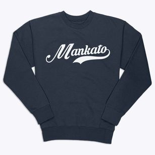 Mankato Kansas Vintage Team Premium Crewneck Sweatshirt