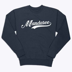 Mandaree North Dakota Vintage Team Premium Crewneck Sweatshirt