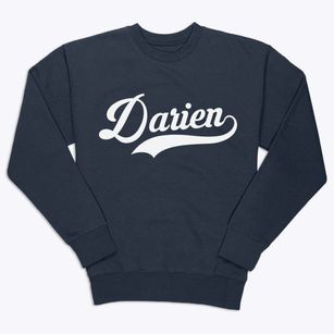 Darien Connecticut Vintage Team Premium Crewneck Sweatshirt