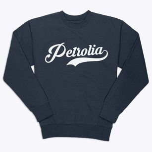Petrolia Texas Vintage Team Premium Crewneck Sweatshirt