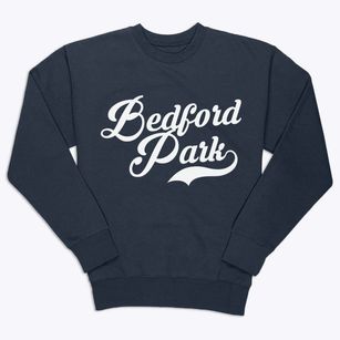 Bedford Park Illinois Vintage Team Premium Crewneck Sweatshirt