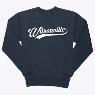 Wilsonville Illinois Vintage Team Premium Crewneck Sweatshirt
