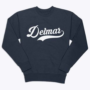 Delmar Iowa Vintage Team Premium Crewneck Sweatshirt
