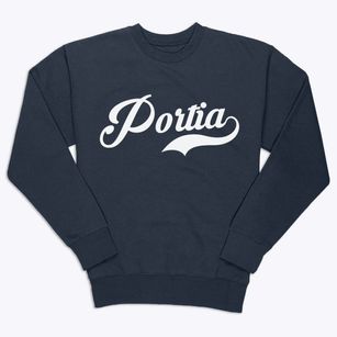 Portia Arkansas Vintage Team Premium Crewneck Sweatshirt