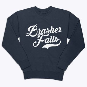 Brasher Falls New York Vintage Team Premium Crewneck Sweatshirt