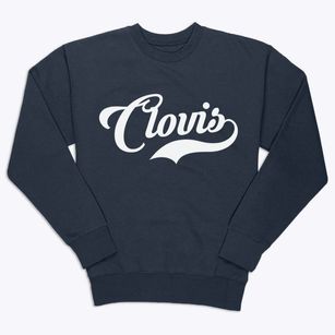 Clovis California Vintage Team Premium Crewneck Sweatshirt