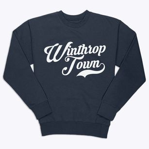 Winthrop Town Massachusetts Vintage Team Premium Crewneck Sweatshirt