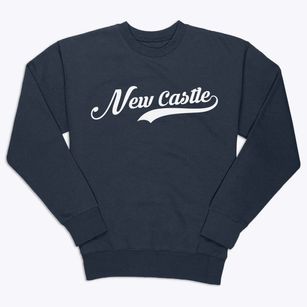 New Castle New York Vintage Team Premium Crewneck Sweatshirt