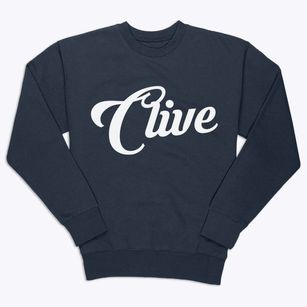 Clive Iowa Vintage Team Premium Crewneck Sweatshirt