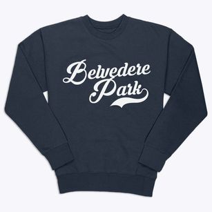 Belvedere Park Georgia Vintage Team Premium Crewneck Sweatshirt