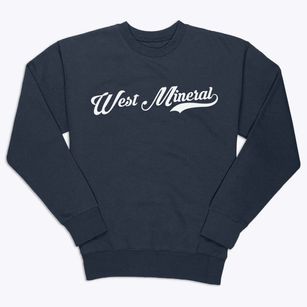West Mineral Kansas Vintage Team Premium Crewneck Sweatshirt