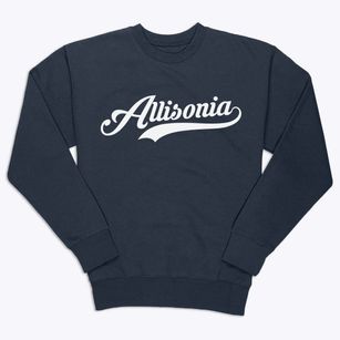 Allisonia Virginia Vintage Team Premium Crewneck Sweatshirt