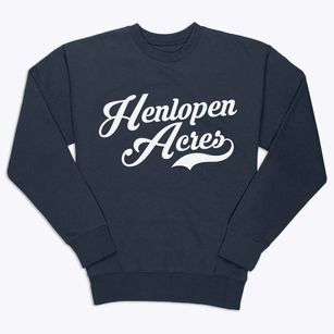 Henlopen Acres Delaware Vintage Team Premium Crewneck Sweatshirt