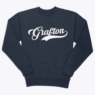 Grafton Nebraska Vintage Team Premium Crewneck Sweatshirt
