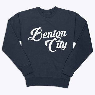 Benton City Missouri Vintage Team Premium Crewneck Sweatshirt