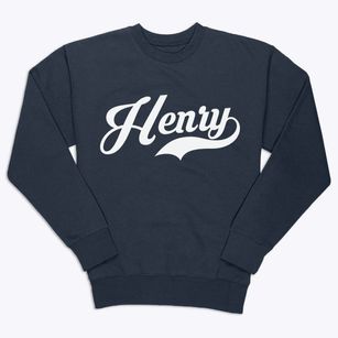 Henry Nebraska Vintage Team Premium Crewneck Sweatshirt