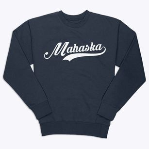 Mahaska Kansas Vintage Team Premium Crewneck Sweatshirt