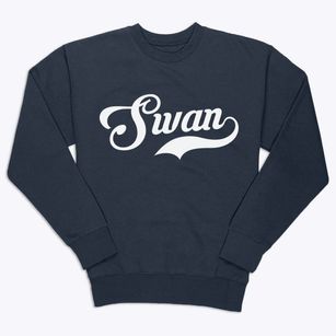 Swan Iowa Vintage Team Premium Crewneck Sweatshirt