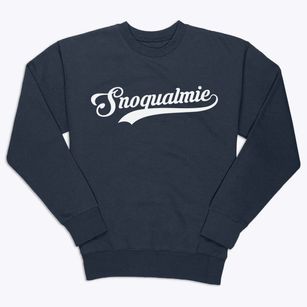 Snoqualmie Washington Vintage Team Premium Crewneck Sweatshirt