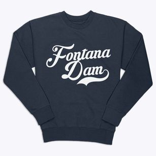 Fontana Dam North Carolina Vintage Team Premium Crewneck Sweatshirt