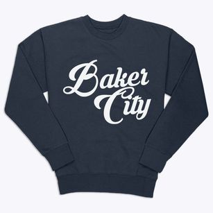 Baker City Oregon Vintage Team Premium Crewneck Sweatshirt