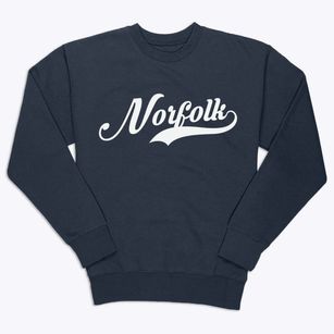 Norfolk Virginia Vintage Team Premium Crewneck Sweatshirt