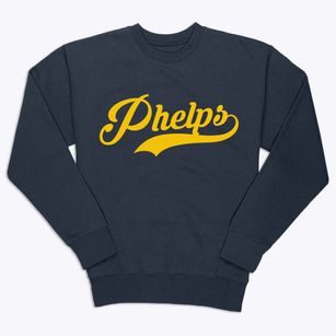 Phelps New York Vintage Team Premium Crewneck Sweatshirt