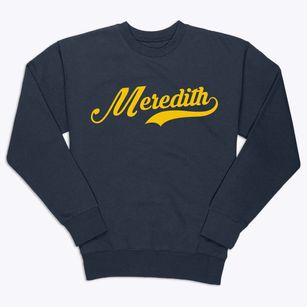 Meredith New Hampshire Vintage Team Premium Crewneck Sweatshirt