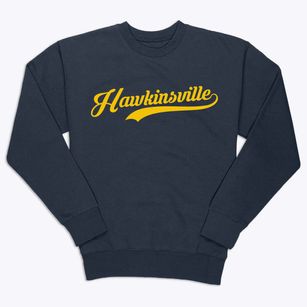 Hawkinsville Georgia Vintage Team Premium Crewneck Sweatshirt