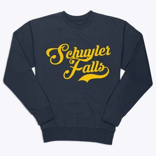 Schuyler Falls New York Vintage Team Premium Crewneck Sweatshirt