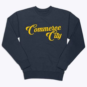 Commerce City Colorado Vintage Team Premium Crewneck Sweatshirt