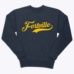 Fortville Indiana Vintage Team Premium Crewneck Sweatshirt