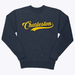 Charleston West Virginia Vintage Team Premium Crewneck Sweatshirt