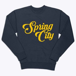 Spring City Pennsylvania Vintage Team Premium Crewneck Sweatshirt