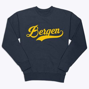 Bergen New York Vintage Team Premium Crewneck Sweatshirt