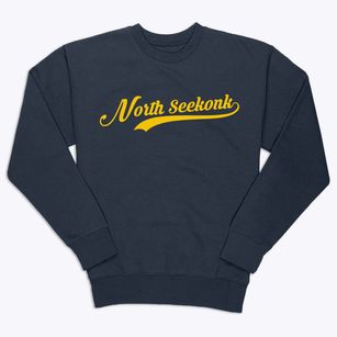 North Seekonk Massachusetts Vintage Team Premium Crewneck Sweatshirt