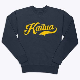 Kailua Hawaii Vintage Team Premium Crewneck Sweatshirt