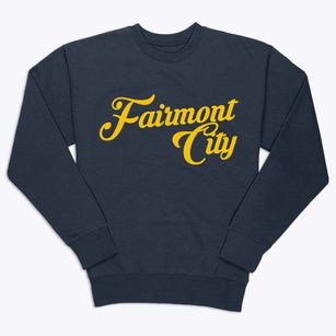 Fairmont City Illinois Vintage Team Premium Crewneck Sweatshirt