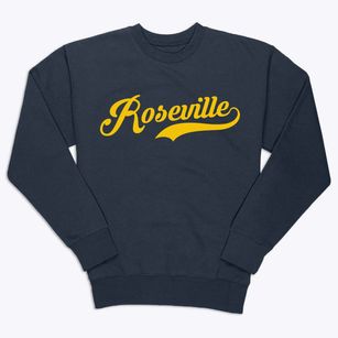Roseville Minnesota Vintage Team Premium Crewneck Sweatshirt