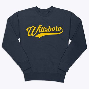 Willsboro New York Vintage Team Premium Crewneck Sweatshirt