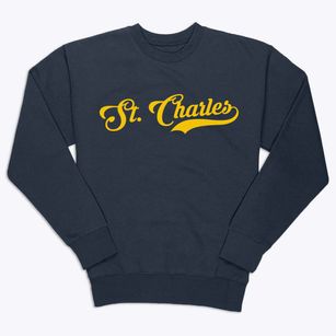 St. Charles Michigan Vintage Team Premium Crewneck Sweatshirt