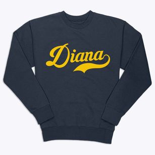 Diana New York Vintage Team Premium Crewneck Sweatshirt