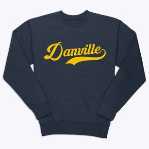 Danville Illinois Vintage Team Premium Crewneck Sweatshirt
