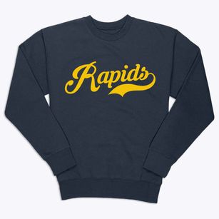 Rapids New York Vintage Team Premium Crewneck Sweatshirt
