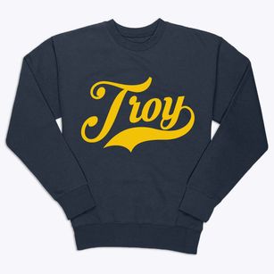 Troy Vermont Vintage Team Premium Crewneck Sweatshirt