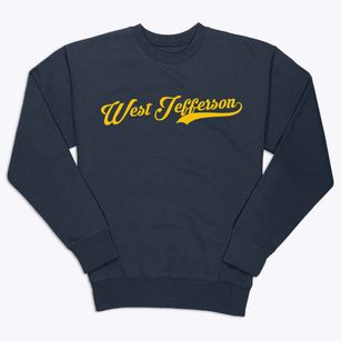 West Jefferson North Carolina Vintage Team Premium Crewneck Sweatshirt