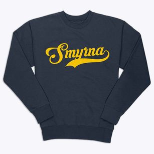 Smyrna New York Vintage Team Premium Crewneck Sweatshirt