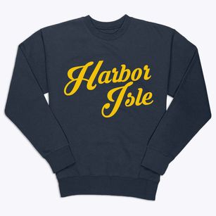 Harbor Isle New York Vintage Team Premium Crewneck Sweatshirt