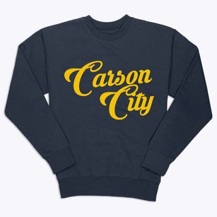 Carson City Michigan Vintage Team Premium Crewneck Sweatshirt
