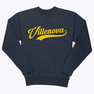 Villenova New York Vintage Team Premium Crewneck Sweatshirt